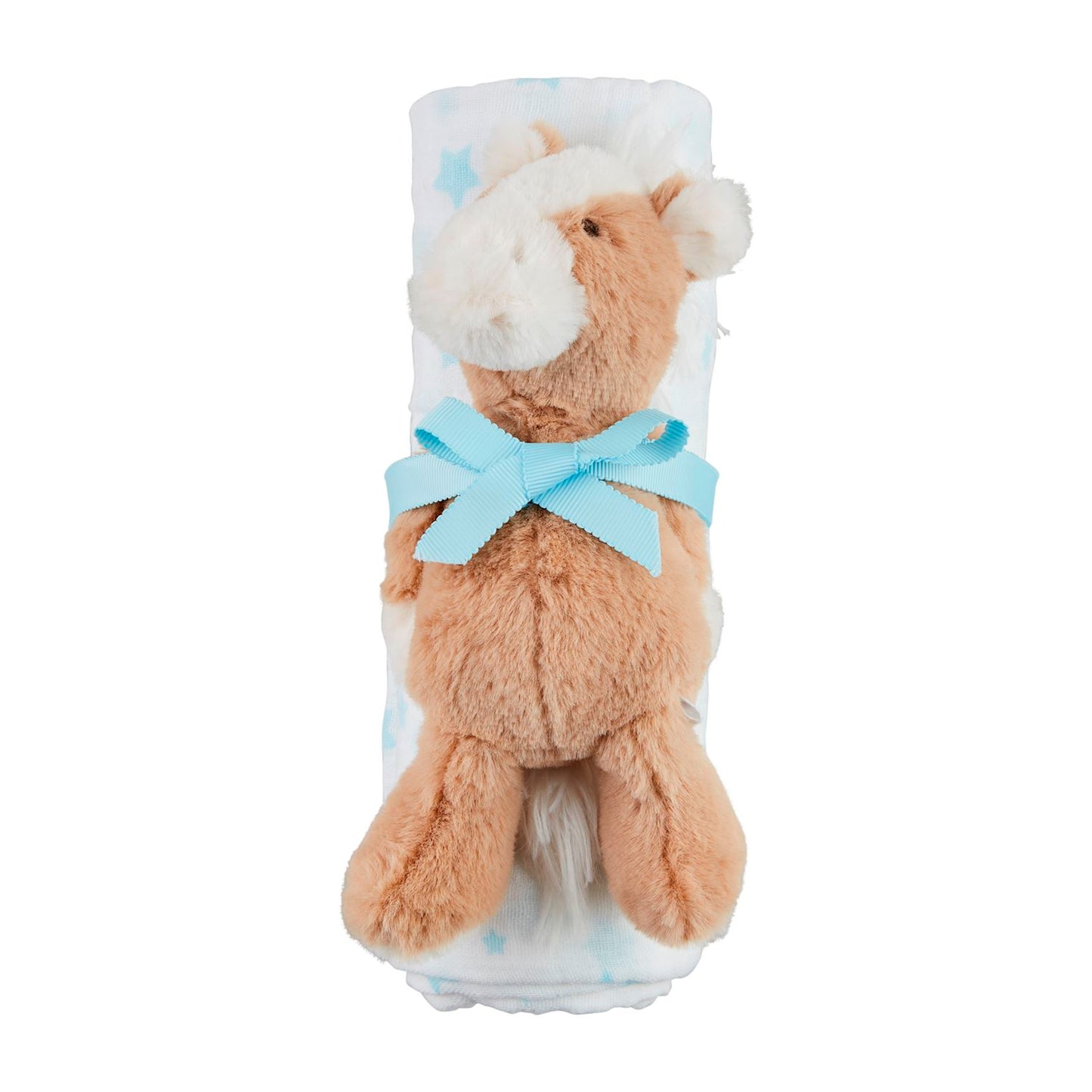 White Star Swaddle and Rattle