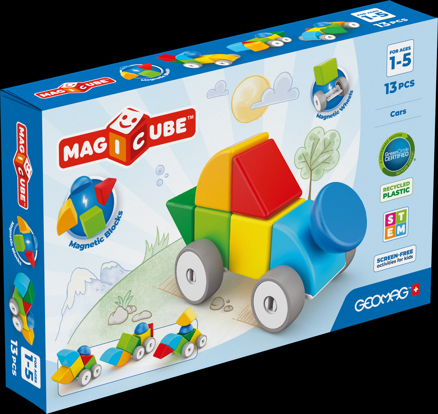 Magicube Blocks Cars 13 pcs