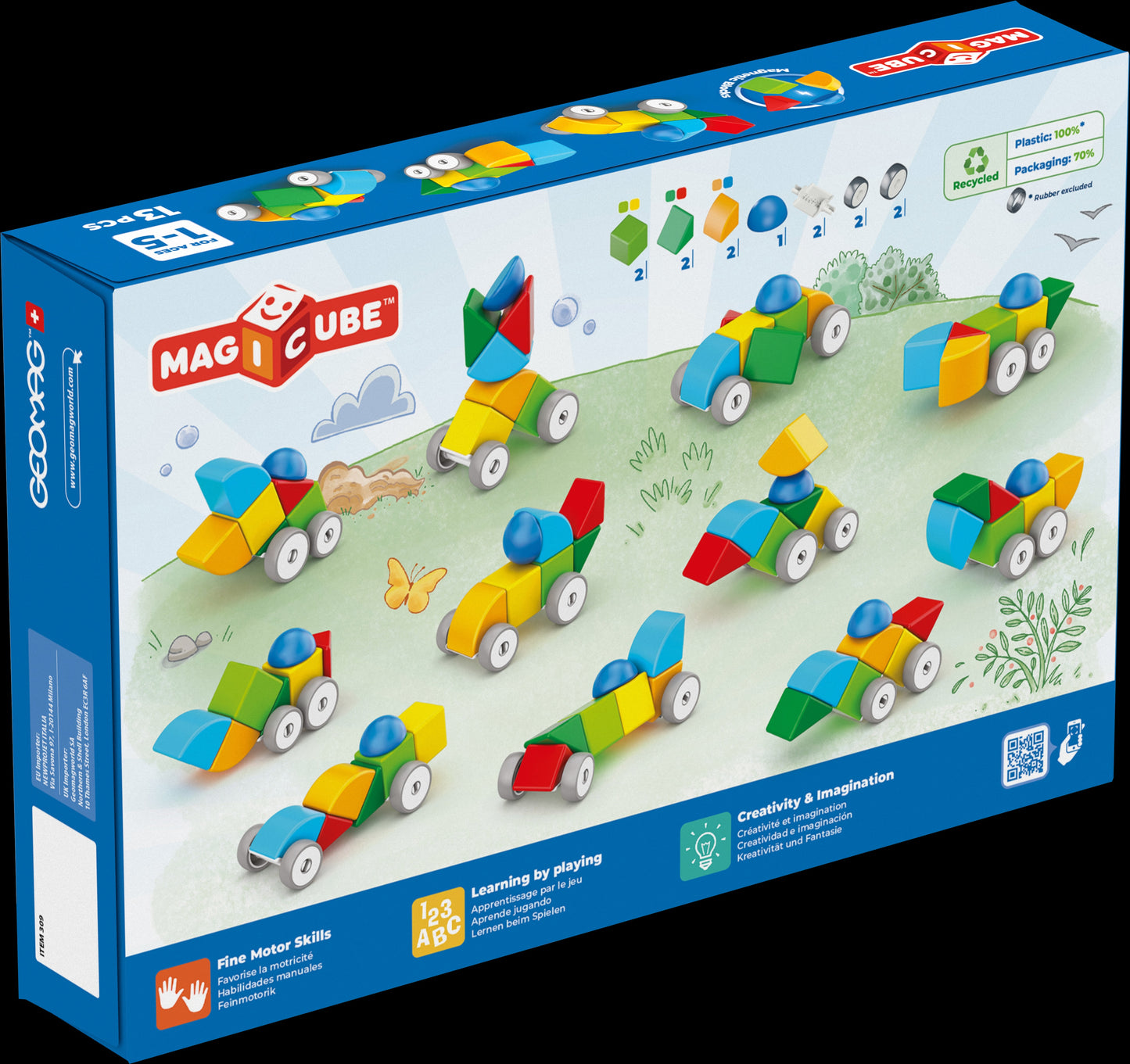 Magicube Blocks Cars 13 pcs