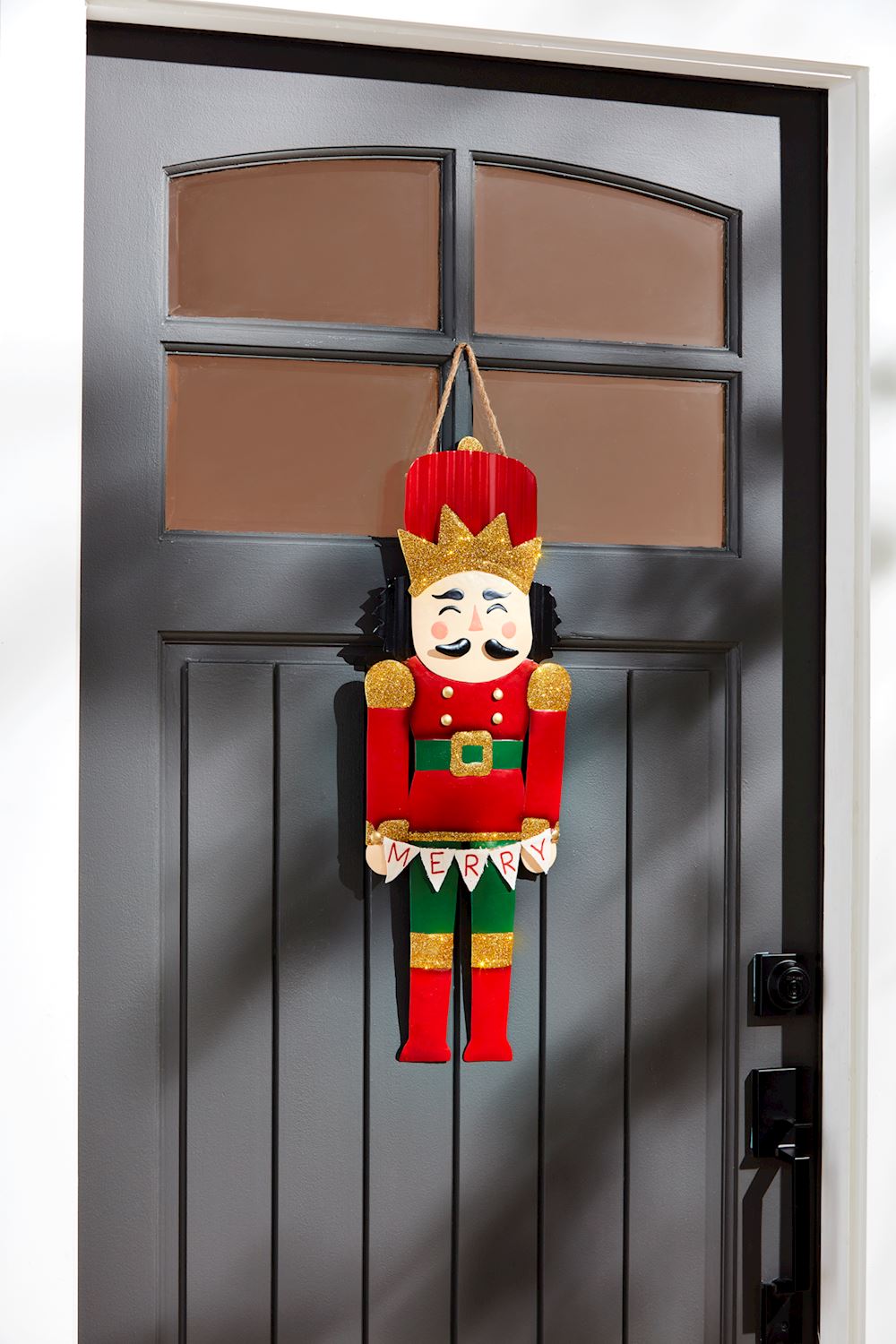 Tin Nutcracker Door Hanger