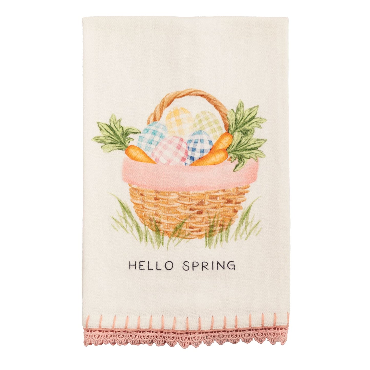 Hello Spring Trim Towels