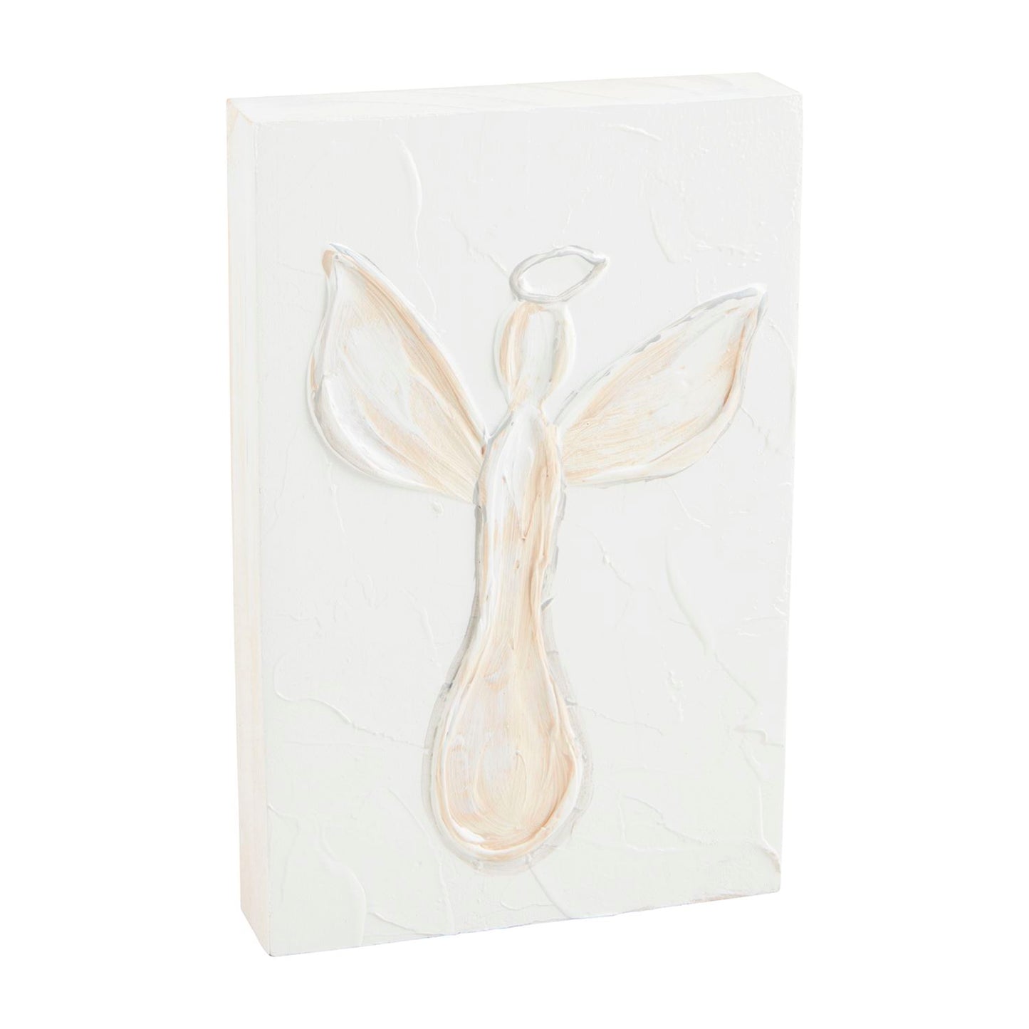 Angel White Plaque