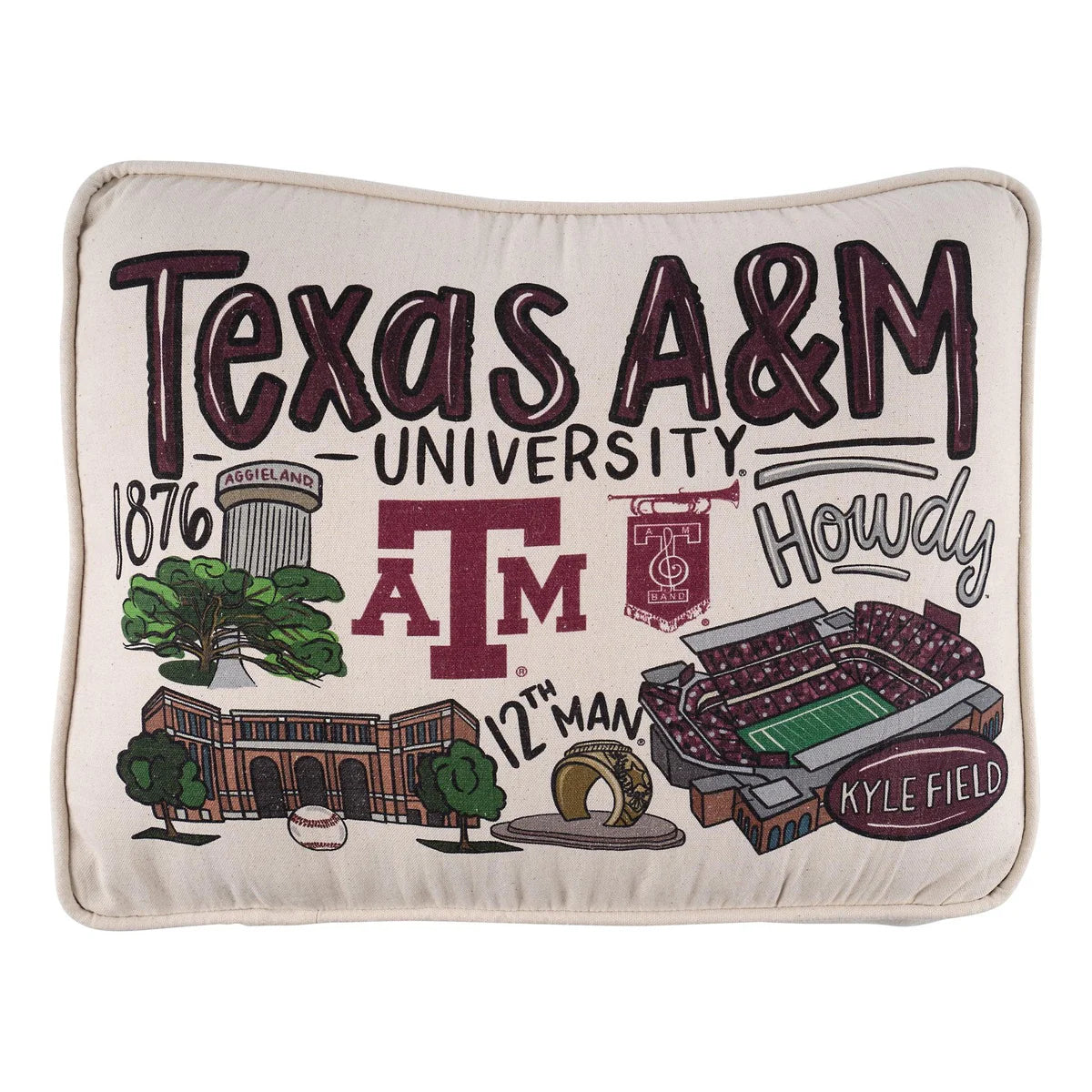 Texas A&M Icon Pillow