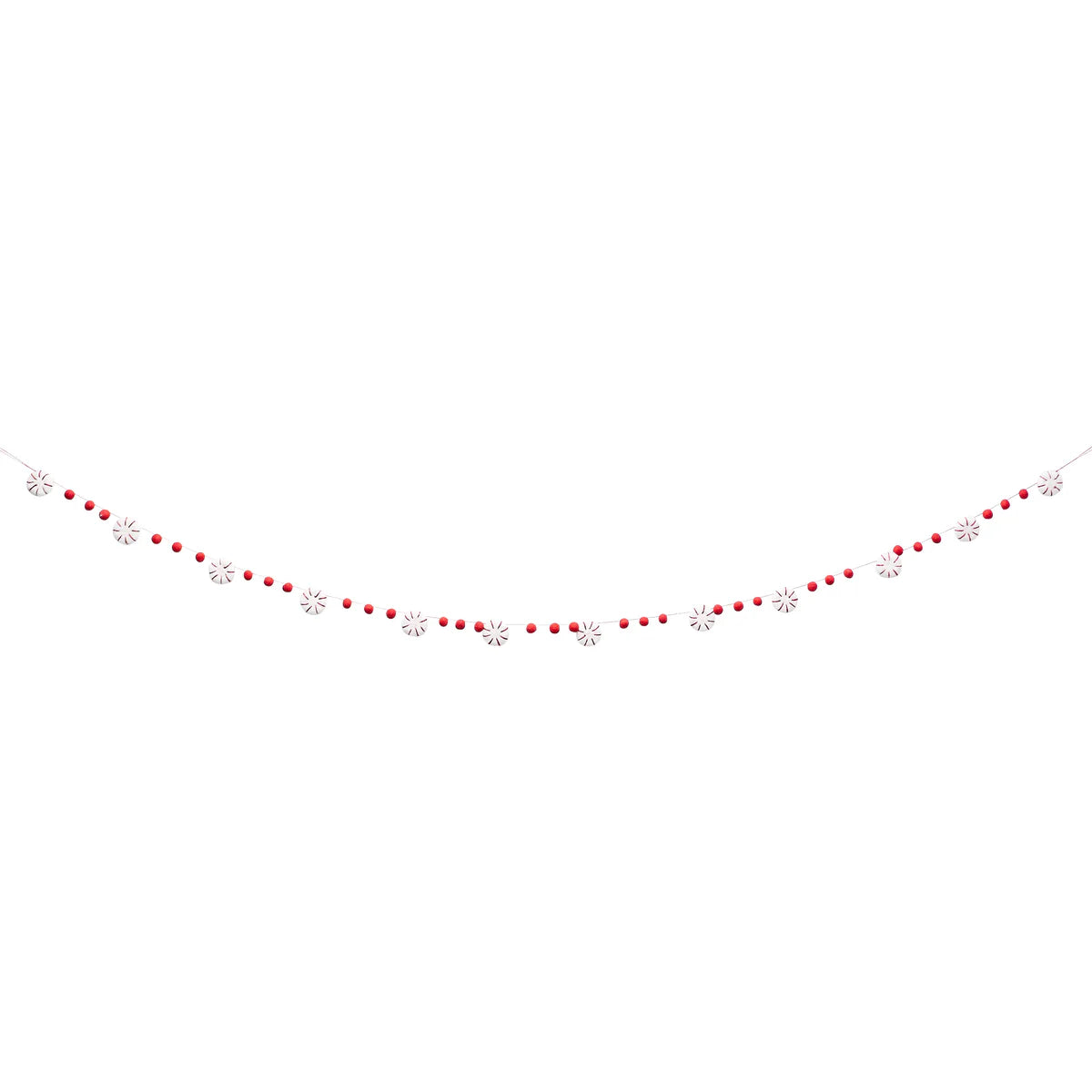 Peppermint Felt Garland