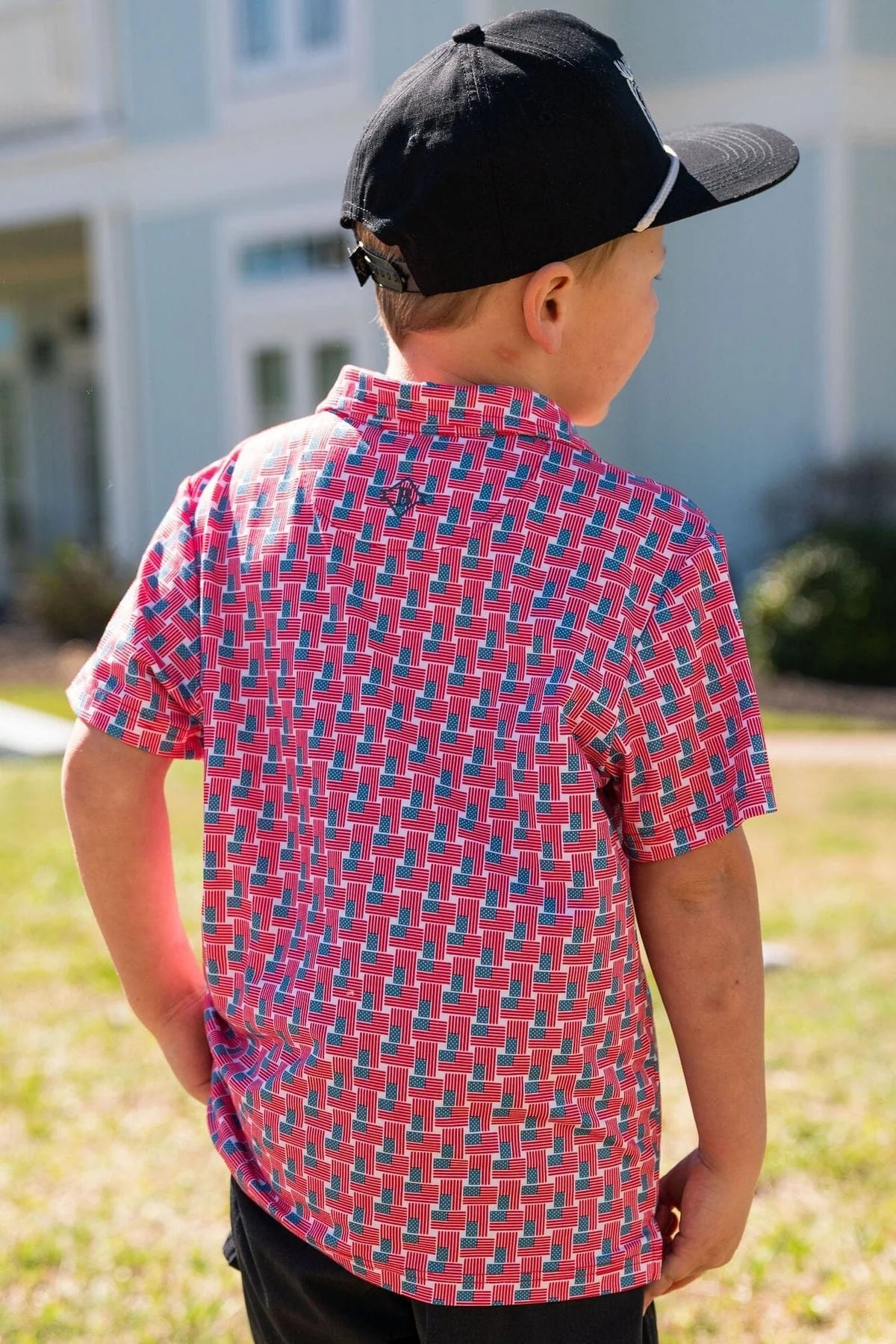 Youth Polo - American Flags