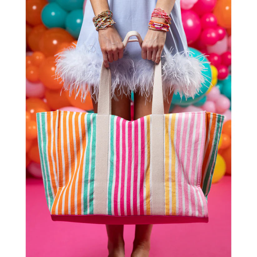 Downtown Stripe Tote