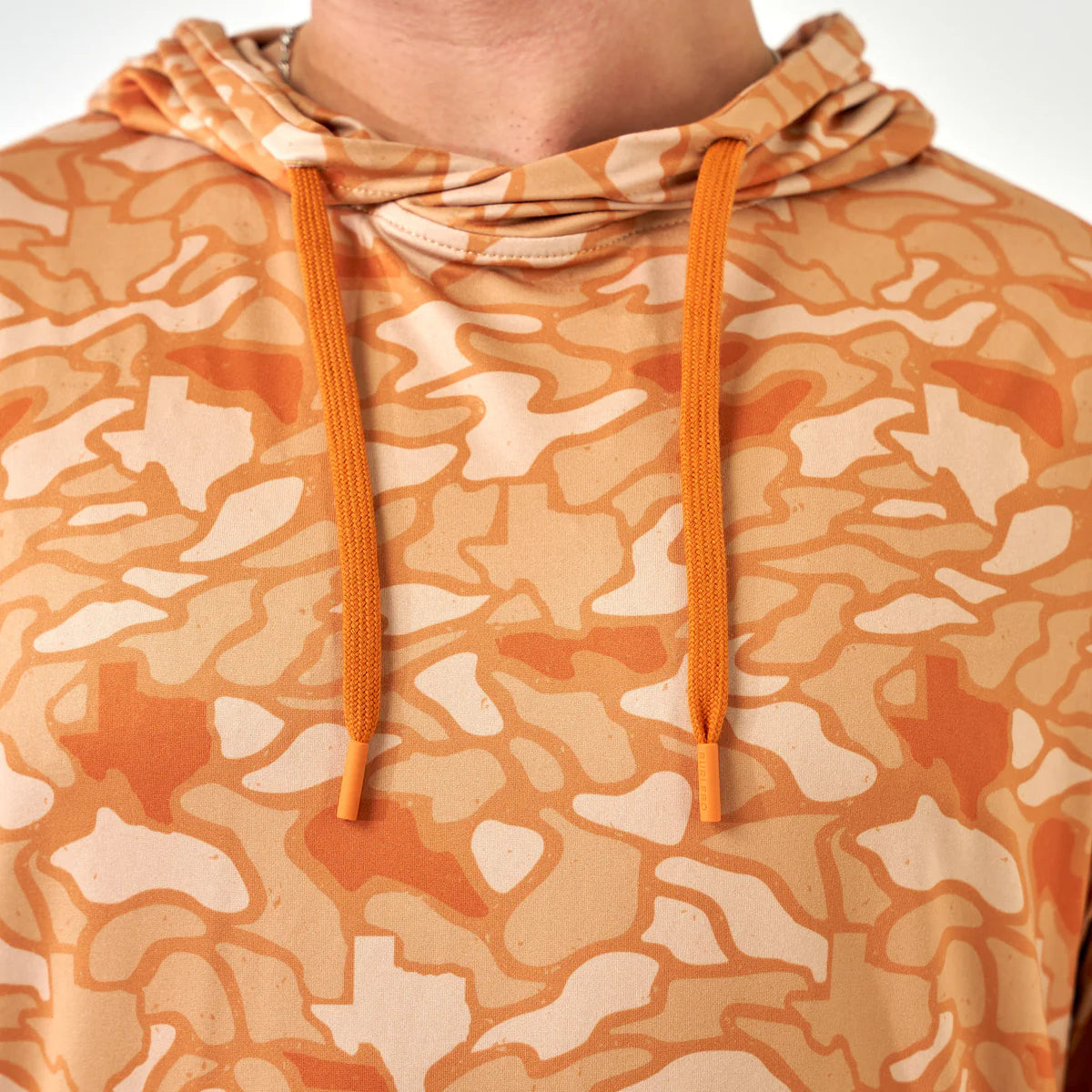Performance Hoodie - Orange Texas Camo
