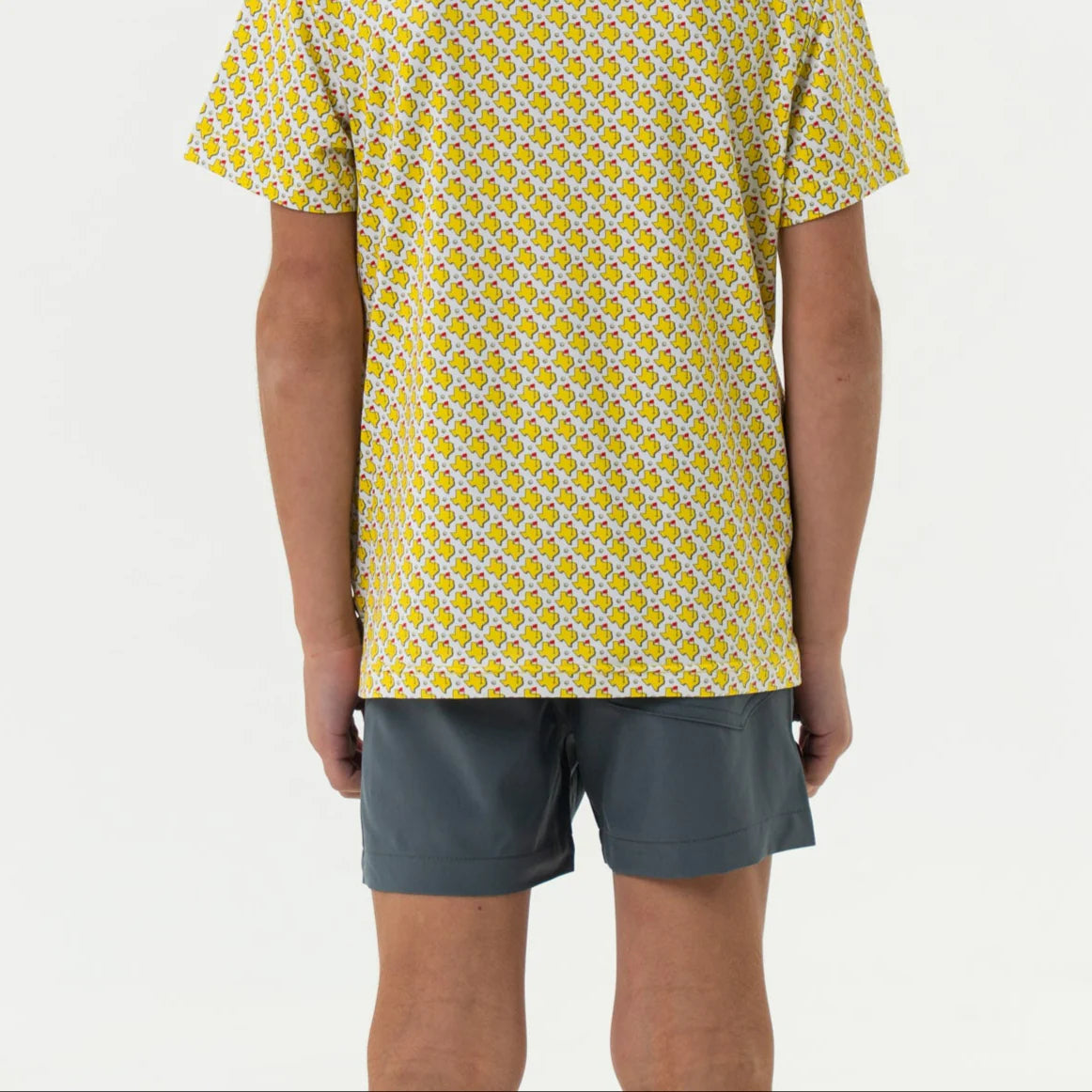 Youth Everyday Short - River Rock Grey - Deer Camo Pocket