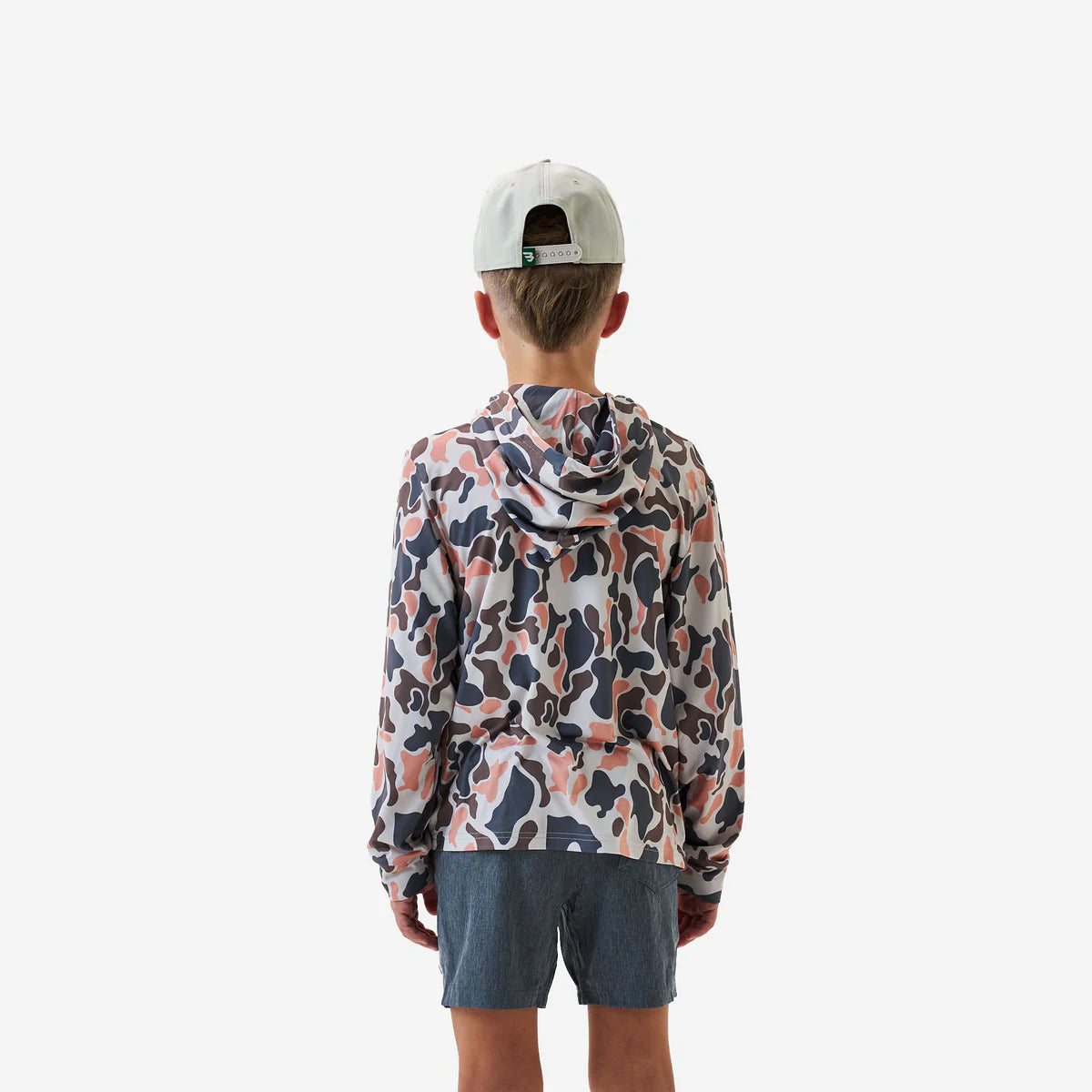 Youth Performance Hoodie - Vintage Camo