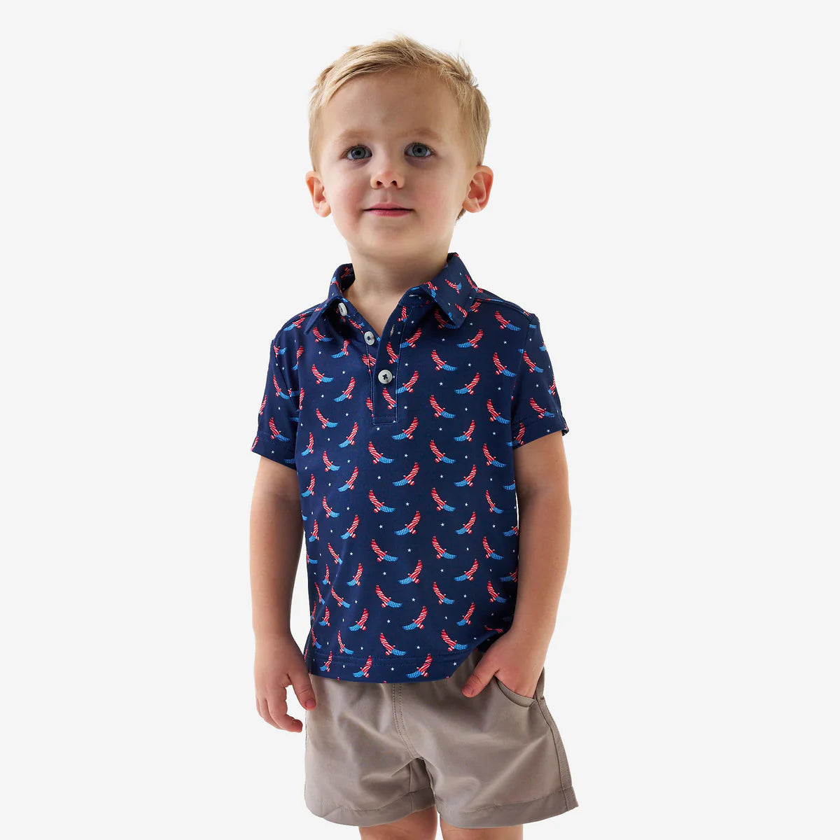 Youth Performance Polo - USA Eagle