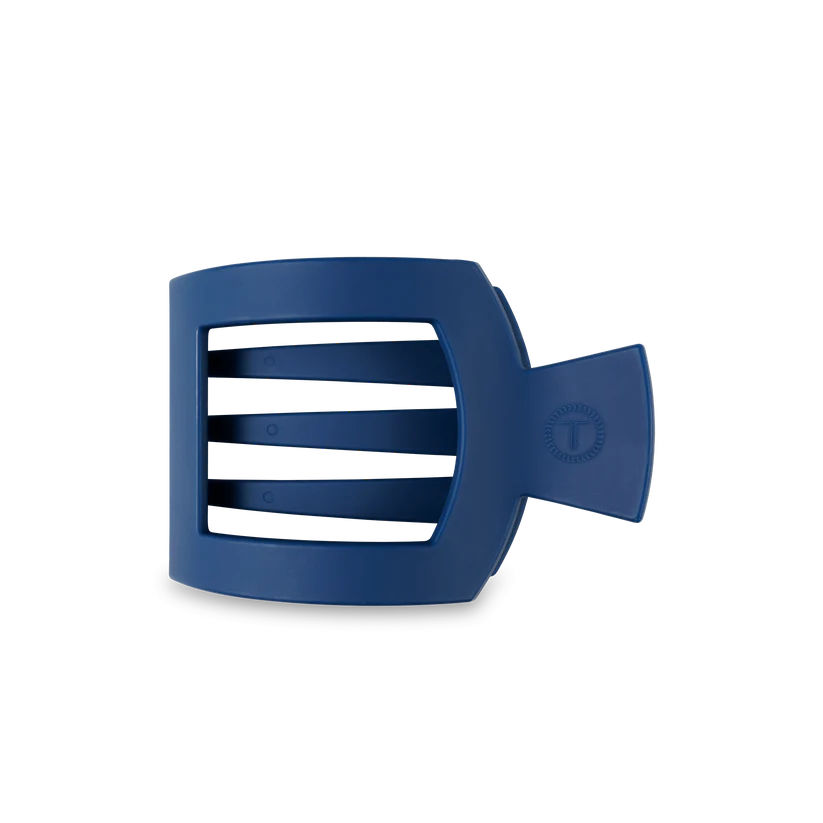 Square Flat Hair Clip | Med. | Midnight Rain