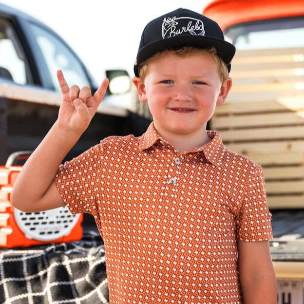 Youth Polo - Texas Orange