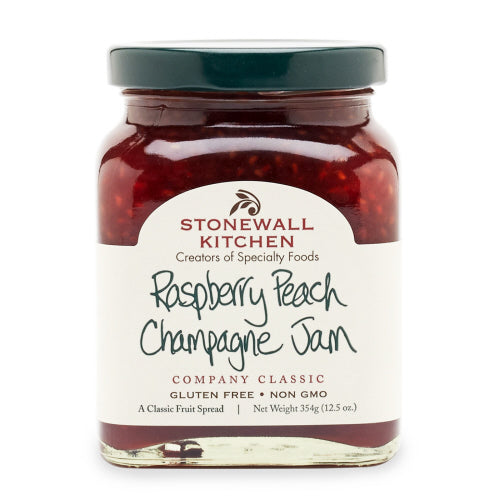 Raspberry Peach Champagne Jam 12.5oz