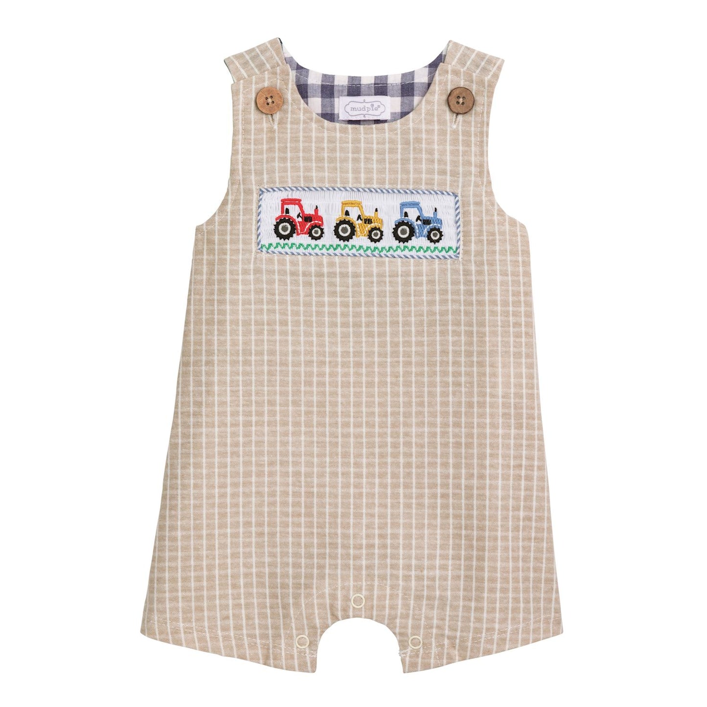 Smocked Tractor Jon Jon