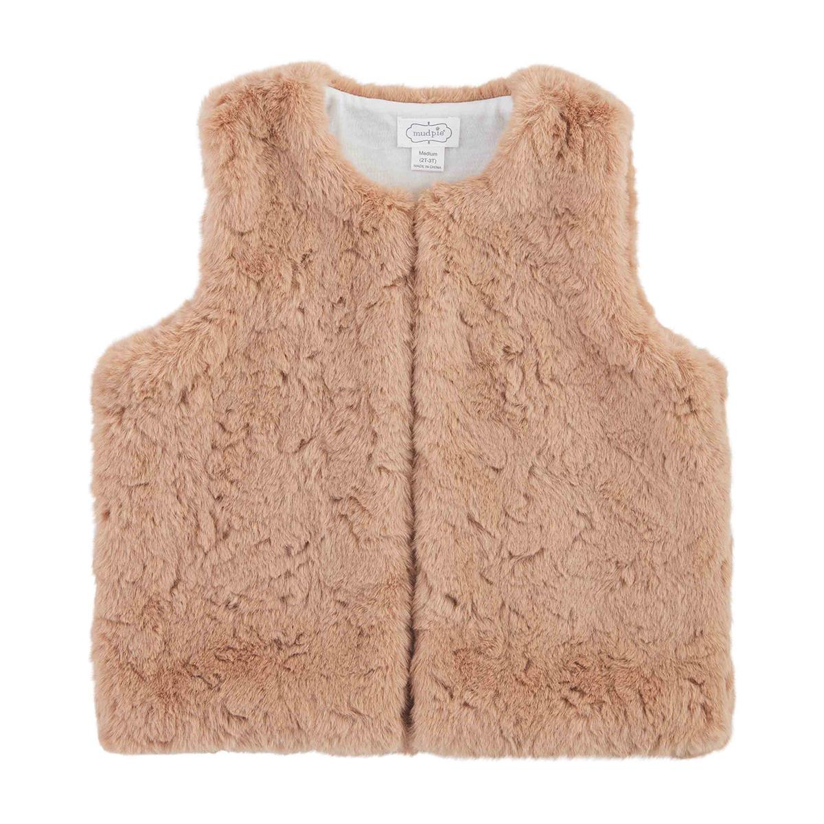 Tan Fur Vest