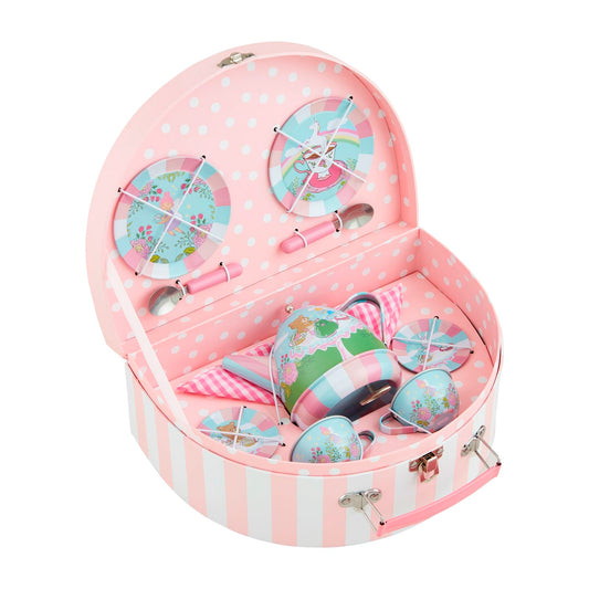 Musical Tin Tea Set