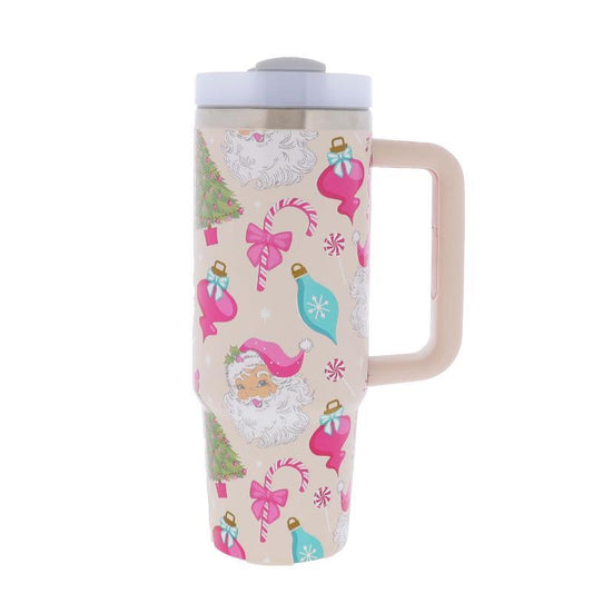 Baby Its Cold Outside 30 oz. Tumbler with Straw and Handle