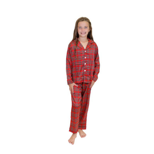 Kids In for Winter Silky Satin Pajama Long Sleeve Set