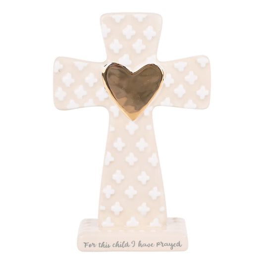 For This Child I Have Prayed Neutral Standing Cross