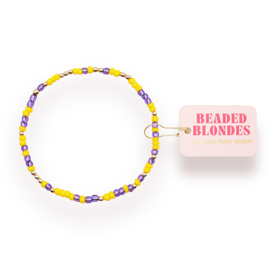 Yellow & Purple Game Day Sprinkle