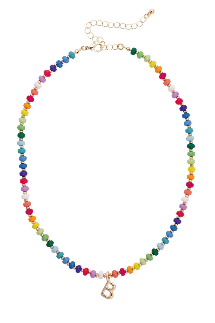 Ruthie Rainbow Beaded Children's Necklace