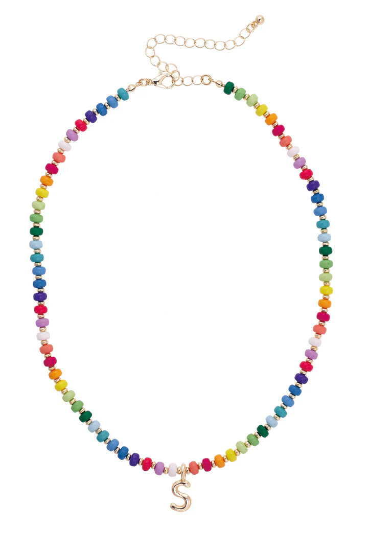 Ruthie Rainbow Beaded Children's Necklace