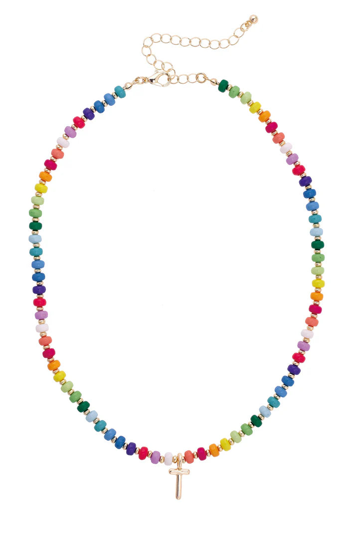 Ruthie Rainbow Beaded Children's Necklace