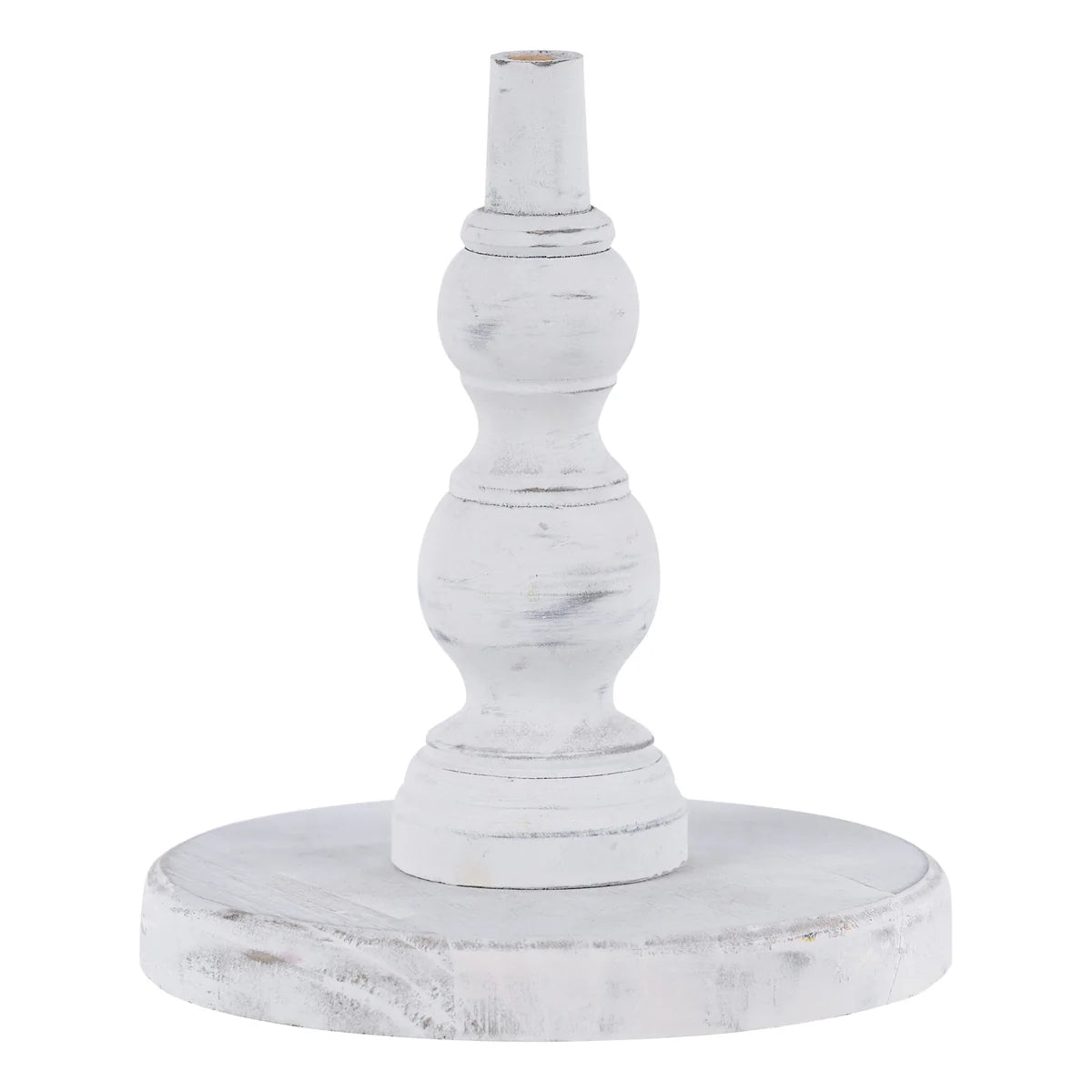 Wood Base for Toppers - White