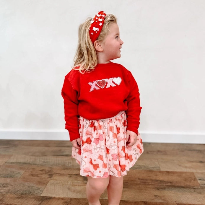Bow Love Valentine's Day Tutu - Girls