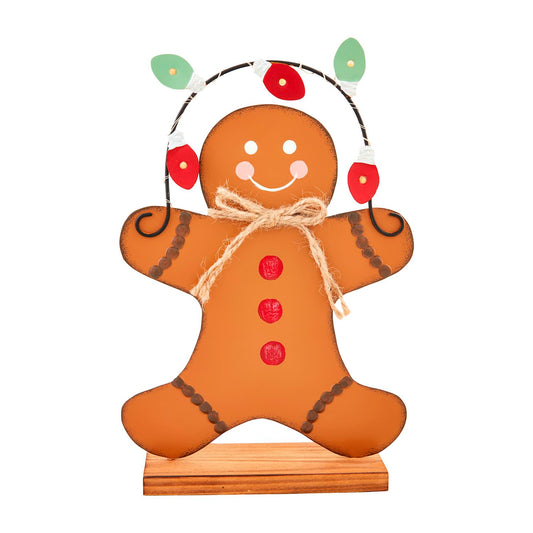 Tin Gingerbread Sitter (Small)