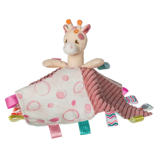 Taggies Tilly Giraffe Character Blanket – 12×12″