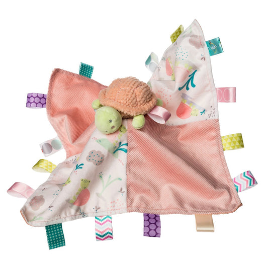 Taggies Tippy Turtle Character Blanket – 13×13″