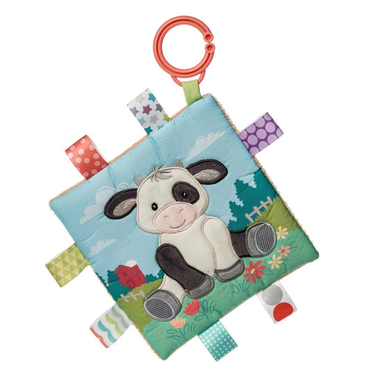 Taggies Crinkle Me Buttercup Cow – 6×6″