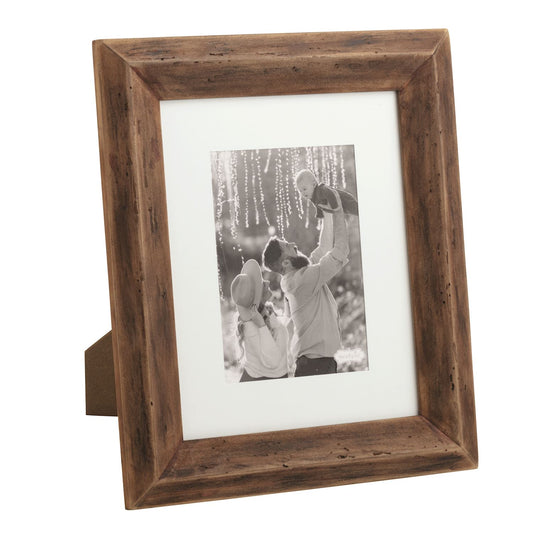 Lg Reclaimed Matte Wood Frame