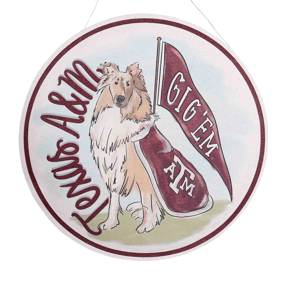 Texas A&M Mascot/Retro Burlee