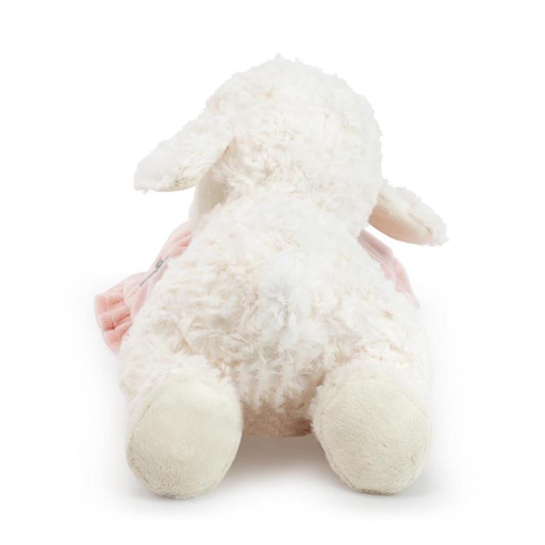 Goodnight Prayer Pink Mechanical Lamb - 10x6in
