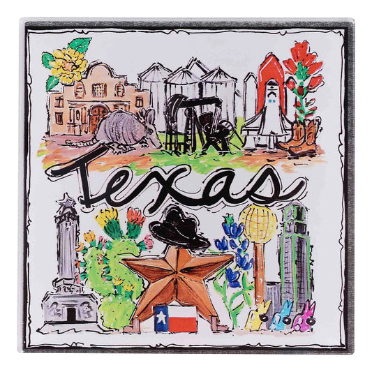 State of Texas Icon Magnet