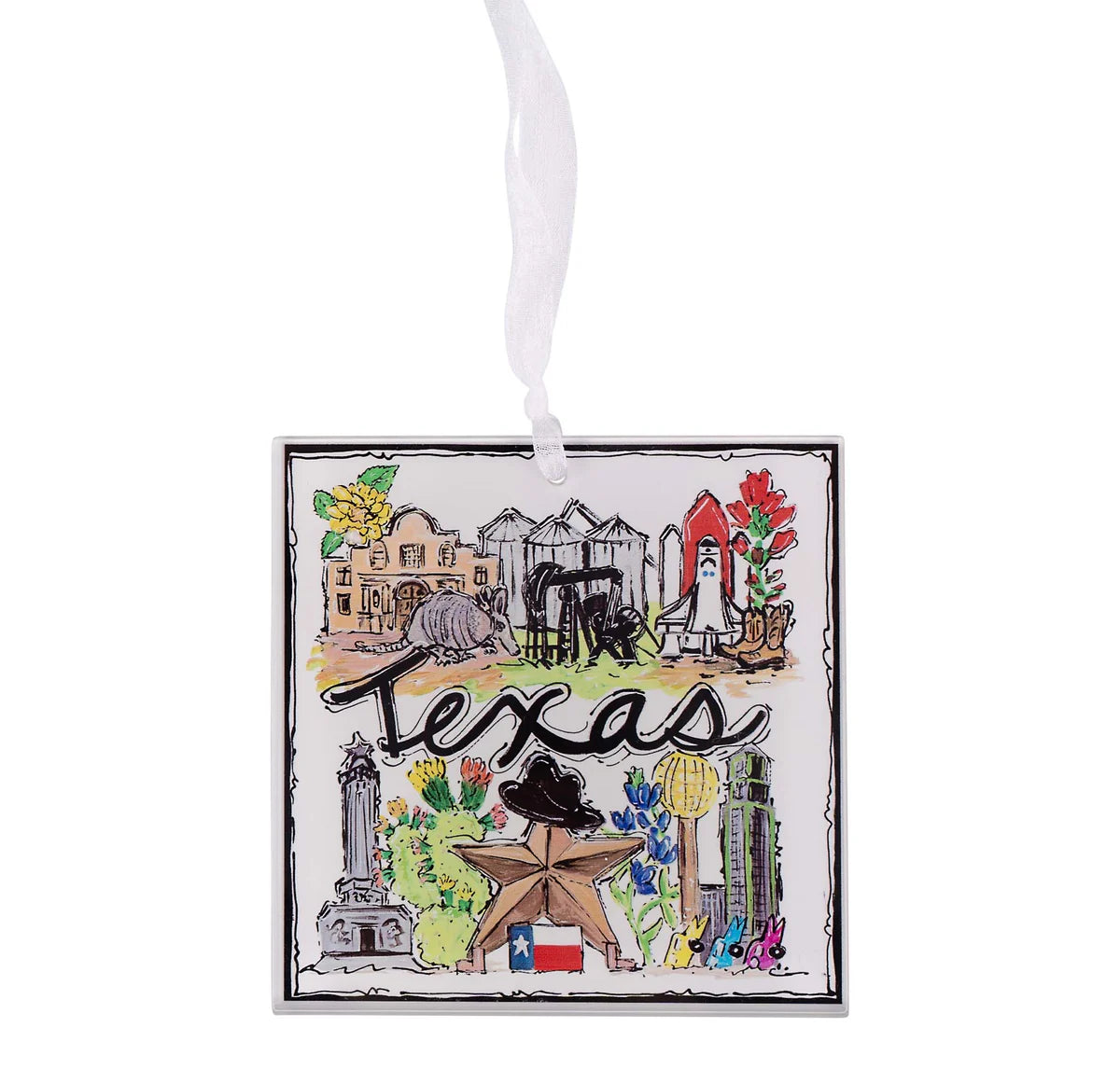 State of Texas Acrylic Ornament
