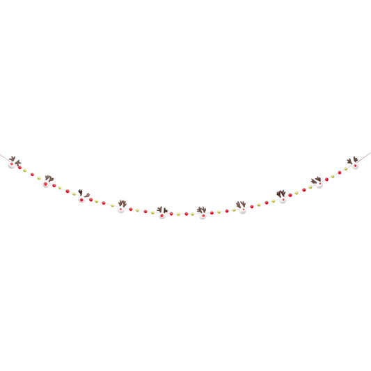 Reindeer Felt Garland