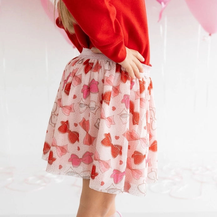 Bow Love Valentine's Day Tutu - Girls