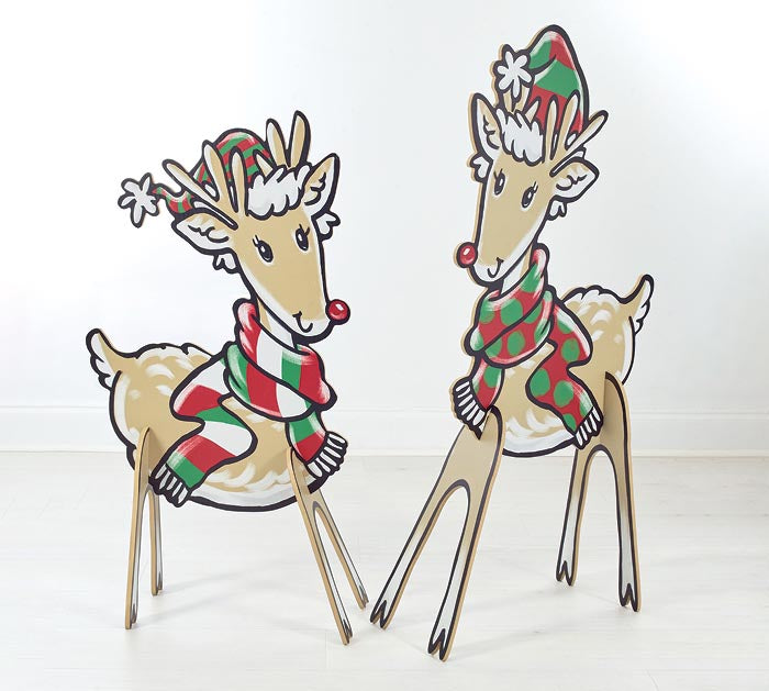 Decor Large Reindeer Assorted