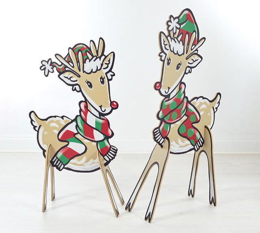 Decor Large Reindeer Assorted
