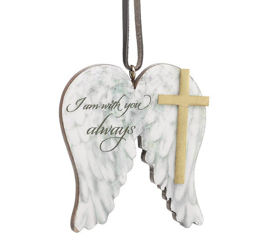 Ornament Angel Wings - I am with you always