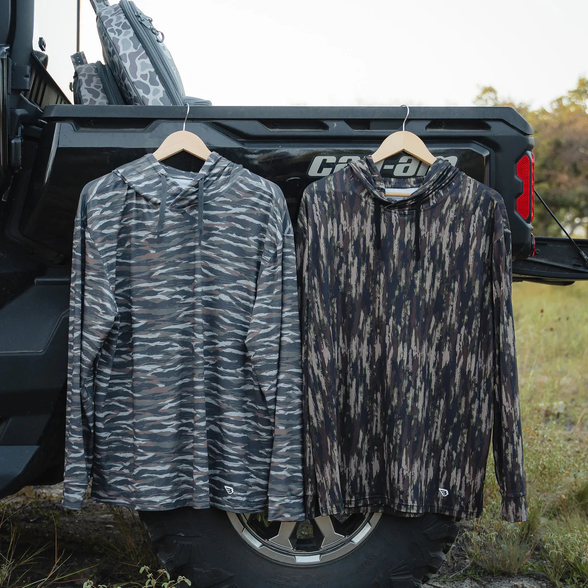 Performance Hoodie - Tiger Stripe Camo - Wetland