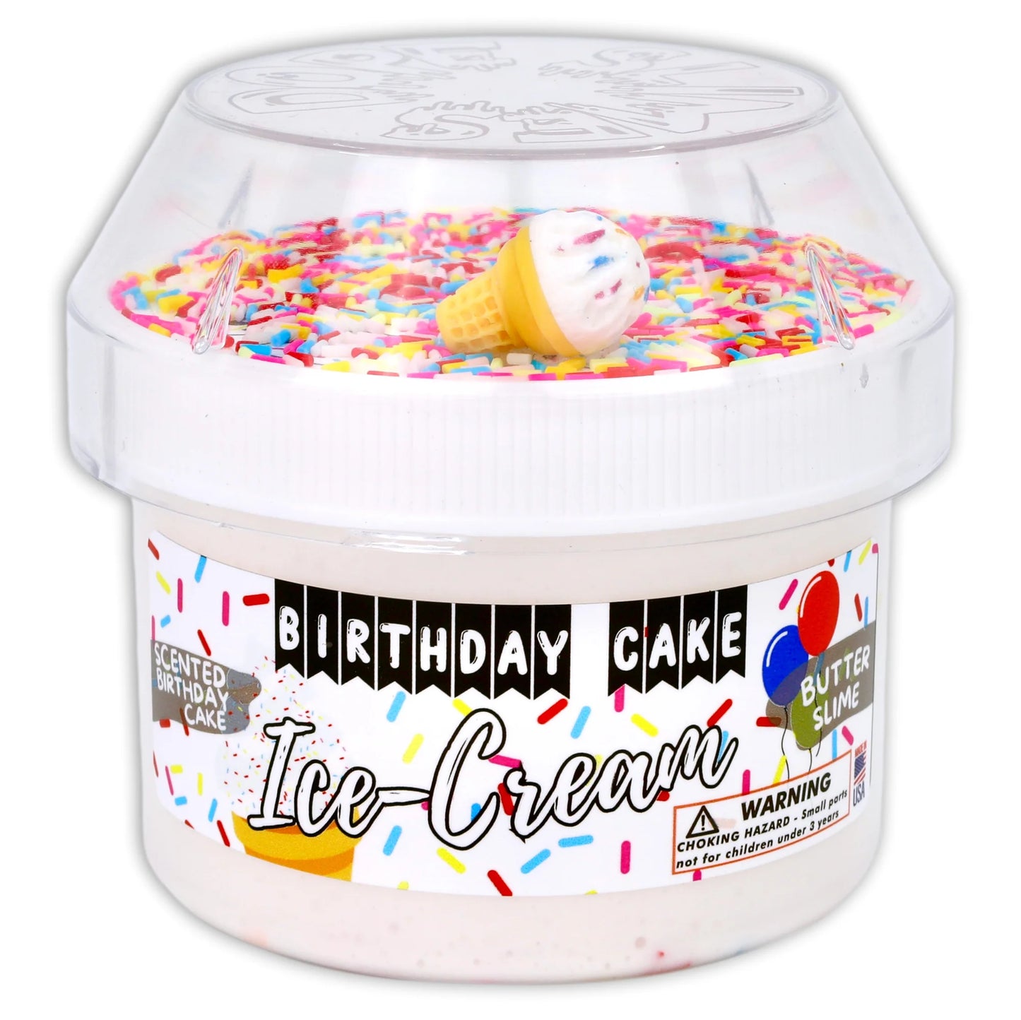 Birthday Cake Ice-Cream Dope Slime