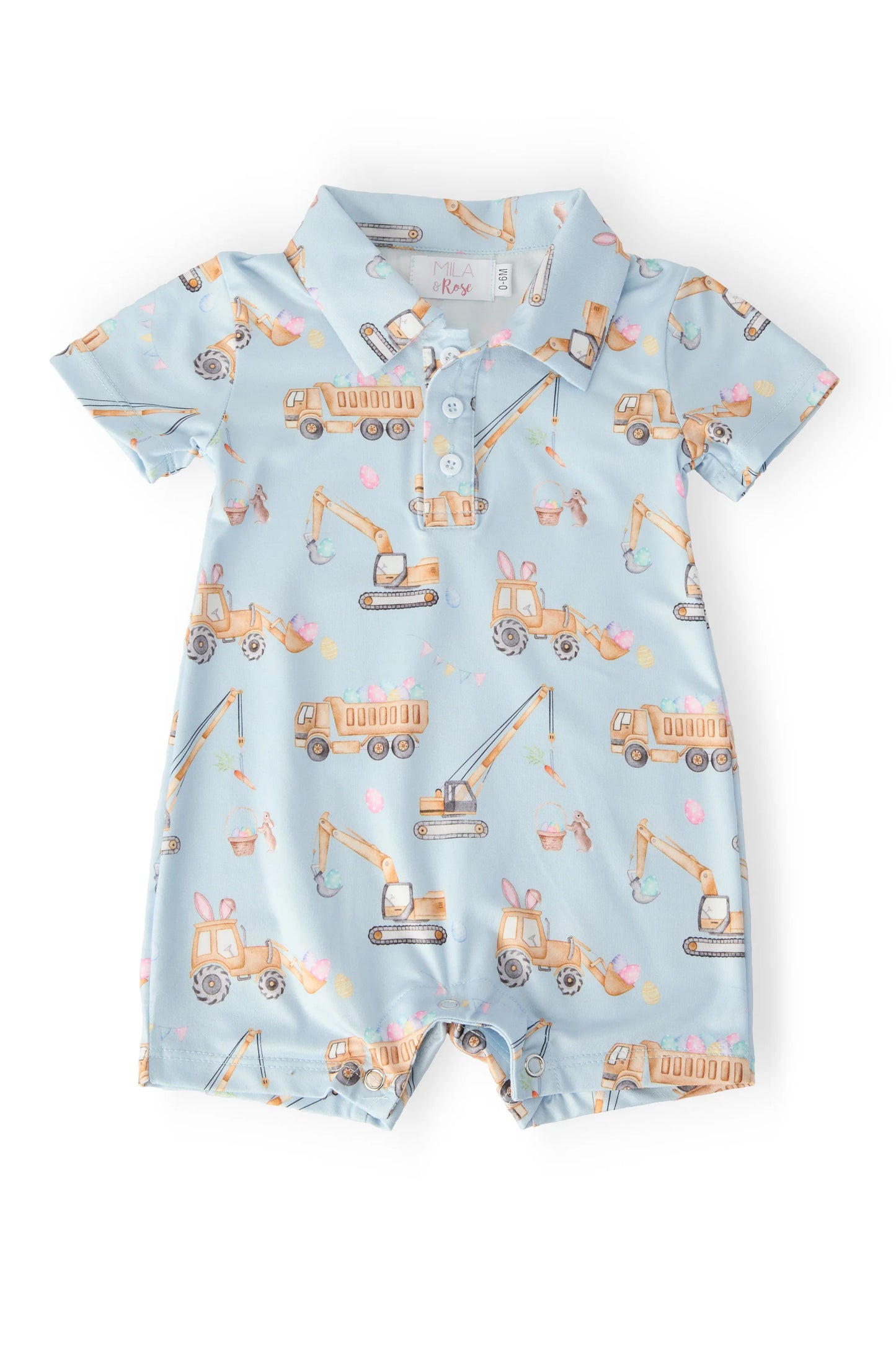 Bunny Builders Polo Shorty One-Piece