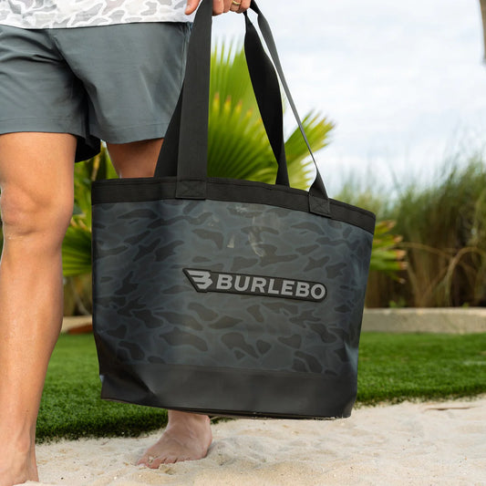 Waterproof Tote - Black Camo