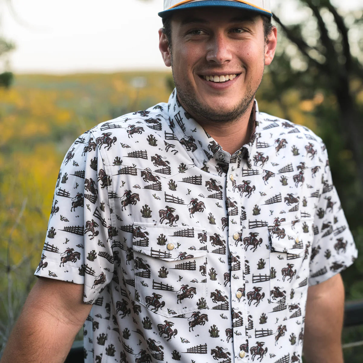 Performance Western Shirt - Cowboy Country