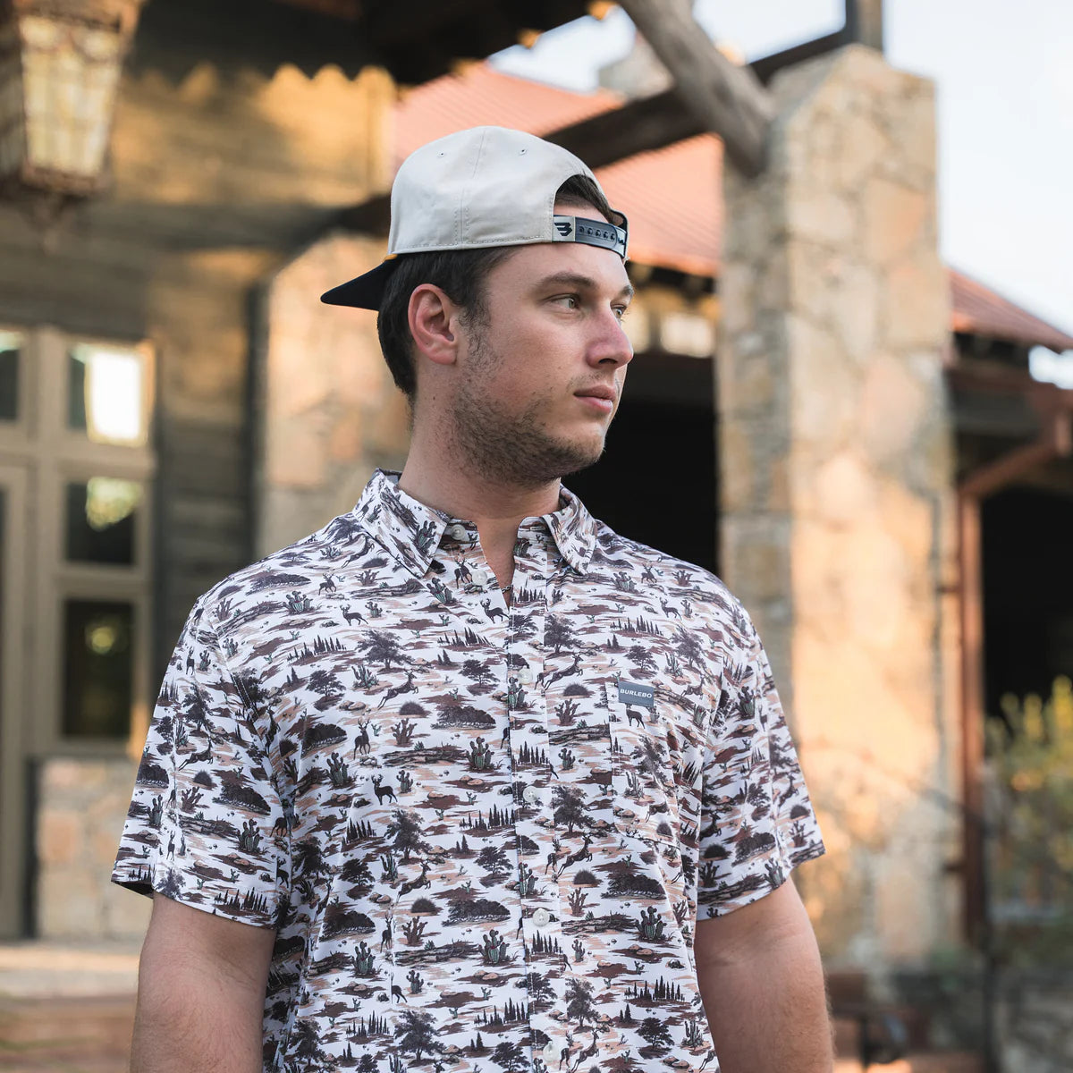 Performance Button Up - Brush Country