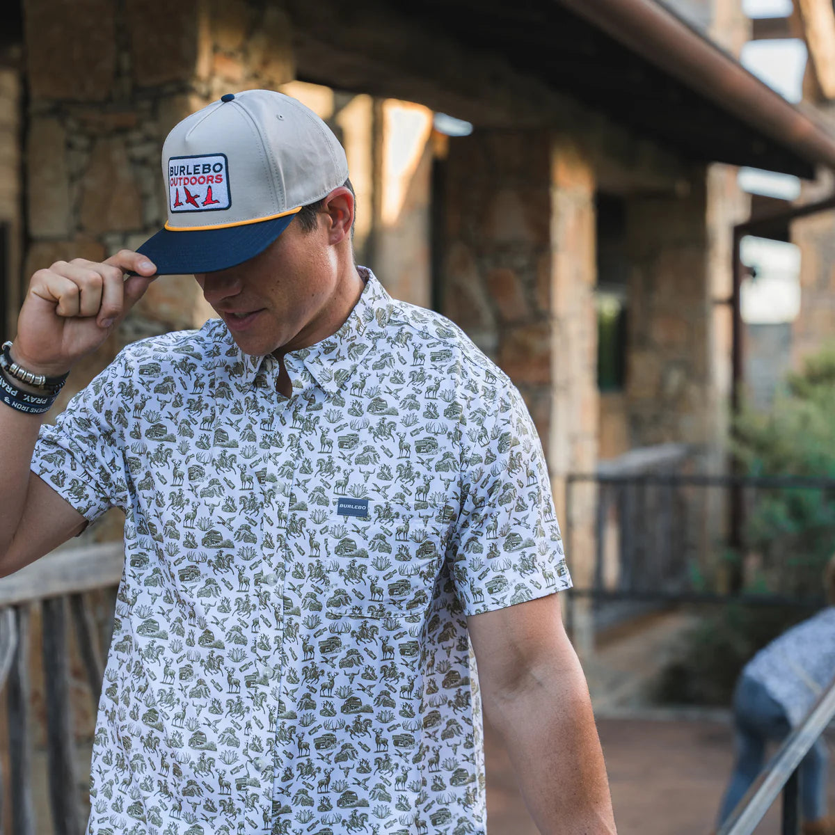 Performance Button Up - Into The Wild